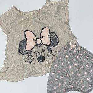 2-piece Disney Baby Cropped Tee and Bloomers